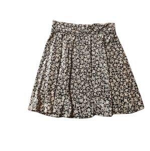 Hollister skirt, velvety skirt, Floral skirt
